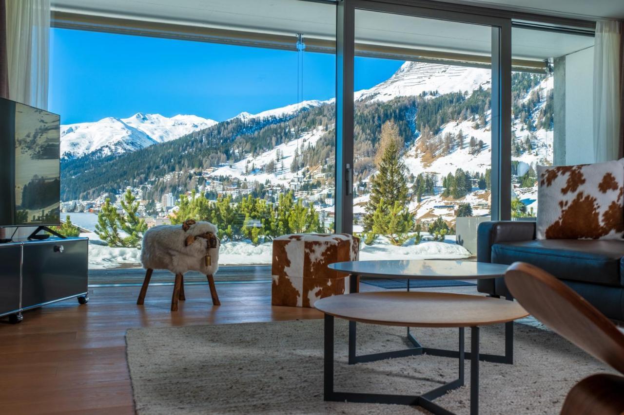 Luxury Panorama Apartment With Alpengold Spa Access Davos Exterior photo